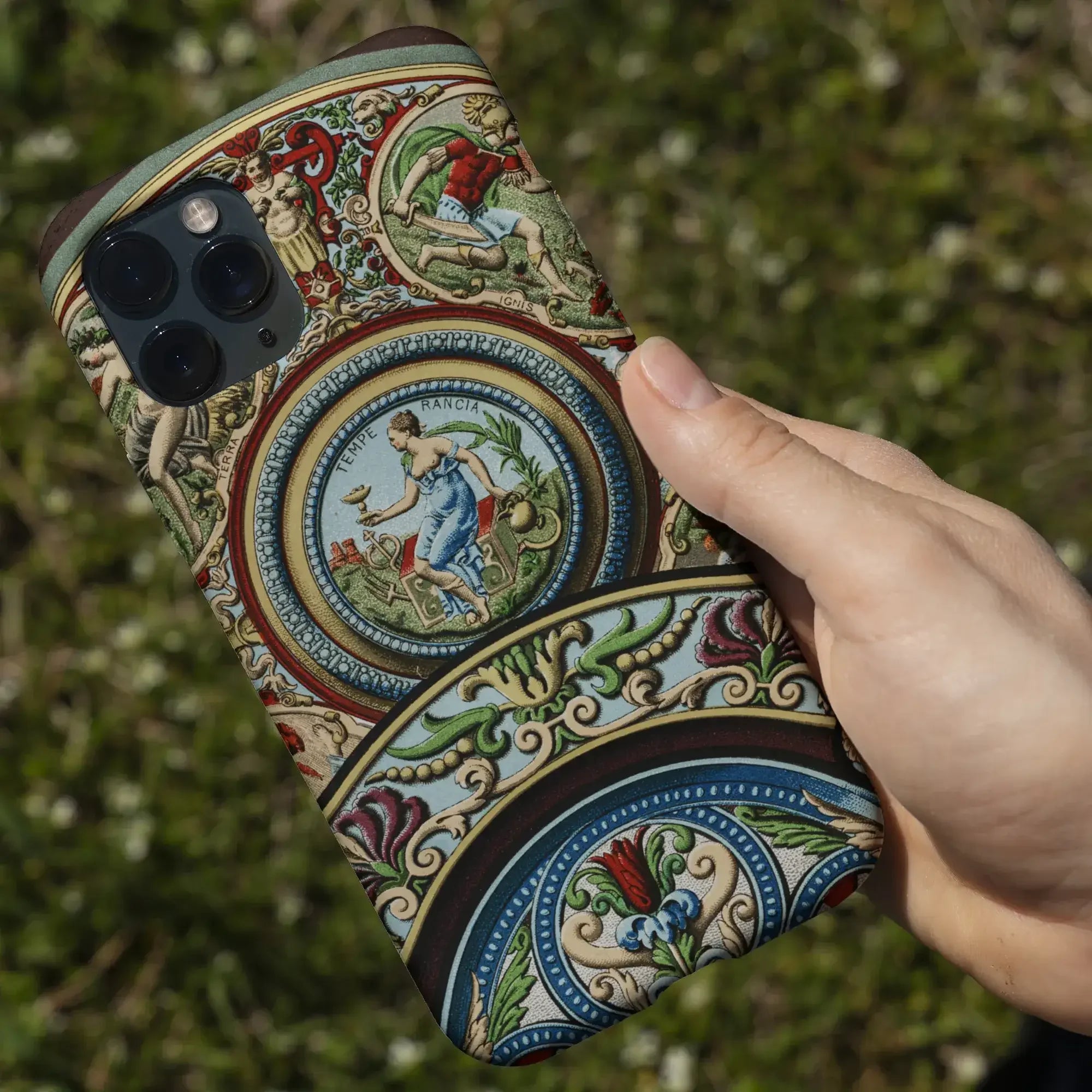 Renaissance Pattern - Auguste Racinet Iphone Case Mobile Phone Cases