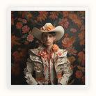 Andrés - Handsome Hispanic Gay Vaquero Cowboy Art Print Posters Prints & Visual Artwork