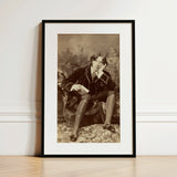 Oscar Wilde - Napoleon Sarony Art Print / Canvas, 12x18’’ / 31x46cm / Black Frame / Matboard, Posters Prints & Visual Artwork, Toby Leon