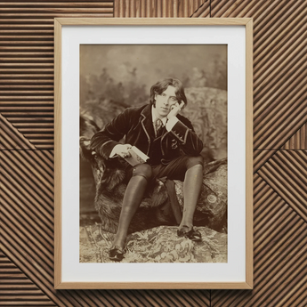 Oscar Wilde - Napoleon Sarony Art Print / Canvas, 20x30’’ / 51x76cm / Natural Frame / Matboard, Posters Prints & Visual Artwork, Toby Leon