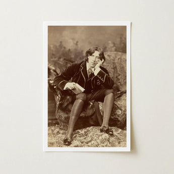 Oscar Wilde - Napoleon Sarony Art Print / Canvas, Albumen Silver, Pure Self-constructed Argument, Celebrated American Lecture, Tour, Prints