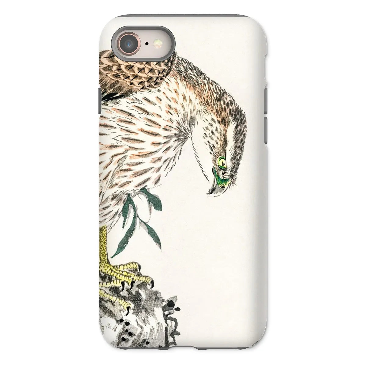 Osprey - Japanese Meiji Bird Phone Case - Numata Kashu - Iphone 8 / Matte - Mobile Phone Cases - Aesthetic Art