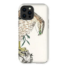 Osprey - Numata Kashu Meiji Bird Iphone Case, 13 Pro Max / Matte, Artistic Illustration Hawk Eagle Speckled Feathers Perched Rock