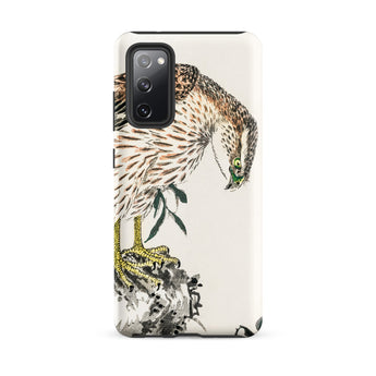 Osprey - Numata Kashu Meiji Bird Samsung Case, Galaxy S20 Fe / Matte, White Phone Case Illustration Hawk