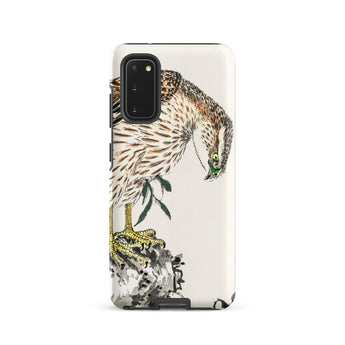Osprey - Numata Kashu Meiji Bird Samsung Case, Galaxy S20 / Matte, White Smartphone Case Detailed Illustration Hawk