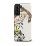 Osprey - Numata Kashu Meiji Bird Samsung Case, Galaxy S21 Plus / Matte, White Phone Case Detailed Illustration Hawk
