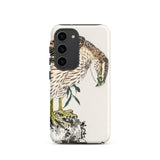 Osprey - Numata Kashu Meiji Bird Samsung Case, Galaxy S23 / Matte, White Phone Case Detailed Hawk Illustration