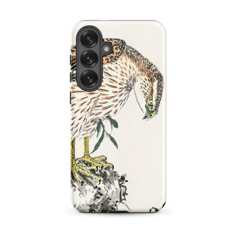 Osprey - Numata Kashu Meiji Bird Samsung Case, Galaxy S25 Plus / Matte, Smartphone Case Detailed Hawk Illustration