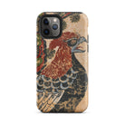 Otsu e of Eagle Edo Art Iphone Case, 11 Pro / Matte, Smartphone Case Rooster Design