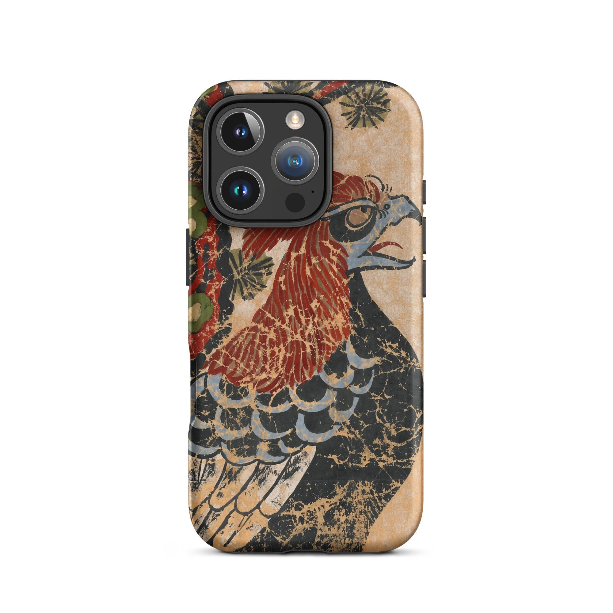 Otsu e of Eagle Edo Art Iphone Case, 16 Pro / Matte, Artistic Phone Case Bird Design