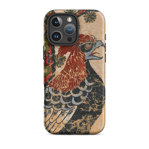 Otsu-e of Eagle - Edo Art Iphone Case, 16 Pro Max / Matte, Iphone Case Eagle Design