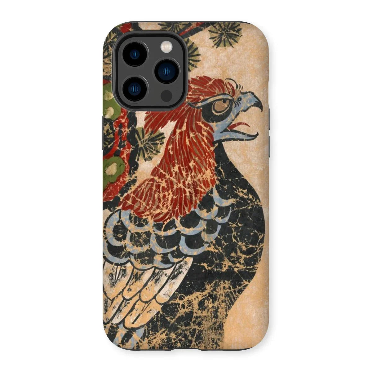 Otsu-e of Eagle - Edo Art Iphone Case, 14 Pro Max / Matte, Kite-952575713, Decorative Phone Case Traditional Japanese