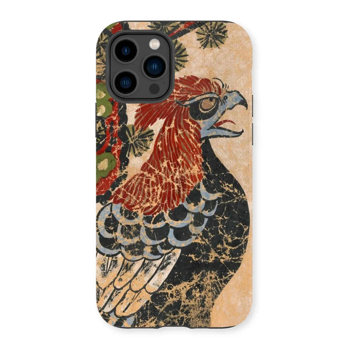 Otsu-e of Eagle - Edo Art Iphone Case 14 Pro / Matte Mobile Phone Cases