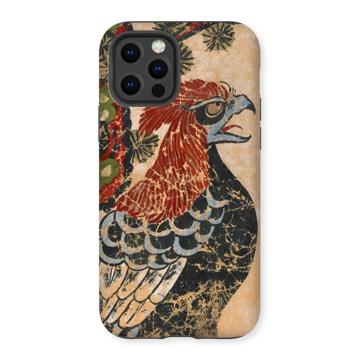 Otsu-e of Eagle - Edo Art Iphone Case 12 Pro / Matte Mobile Phone Cases