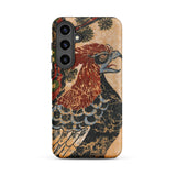 Otsu-e of Eagle - Edo Art Samsung Case, Galaxy S24 Plus / Matte, Smartphone Case Ancient-style Painting Bird