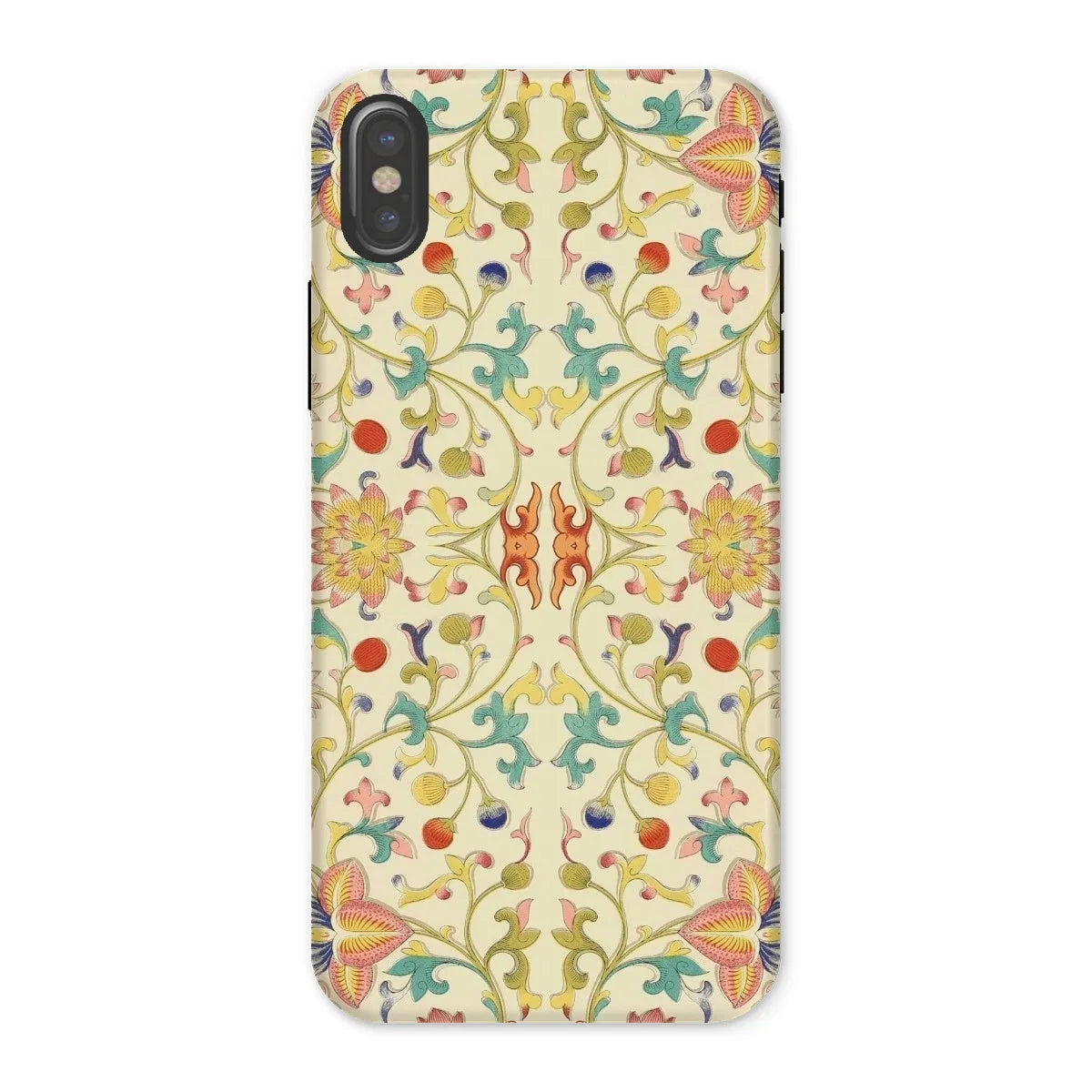 Over The Rainbow - Chinoiserie Pattern Art Phone Case - Iphone x / Matte - Mobile Phone Cases - Aesthetic Art