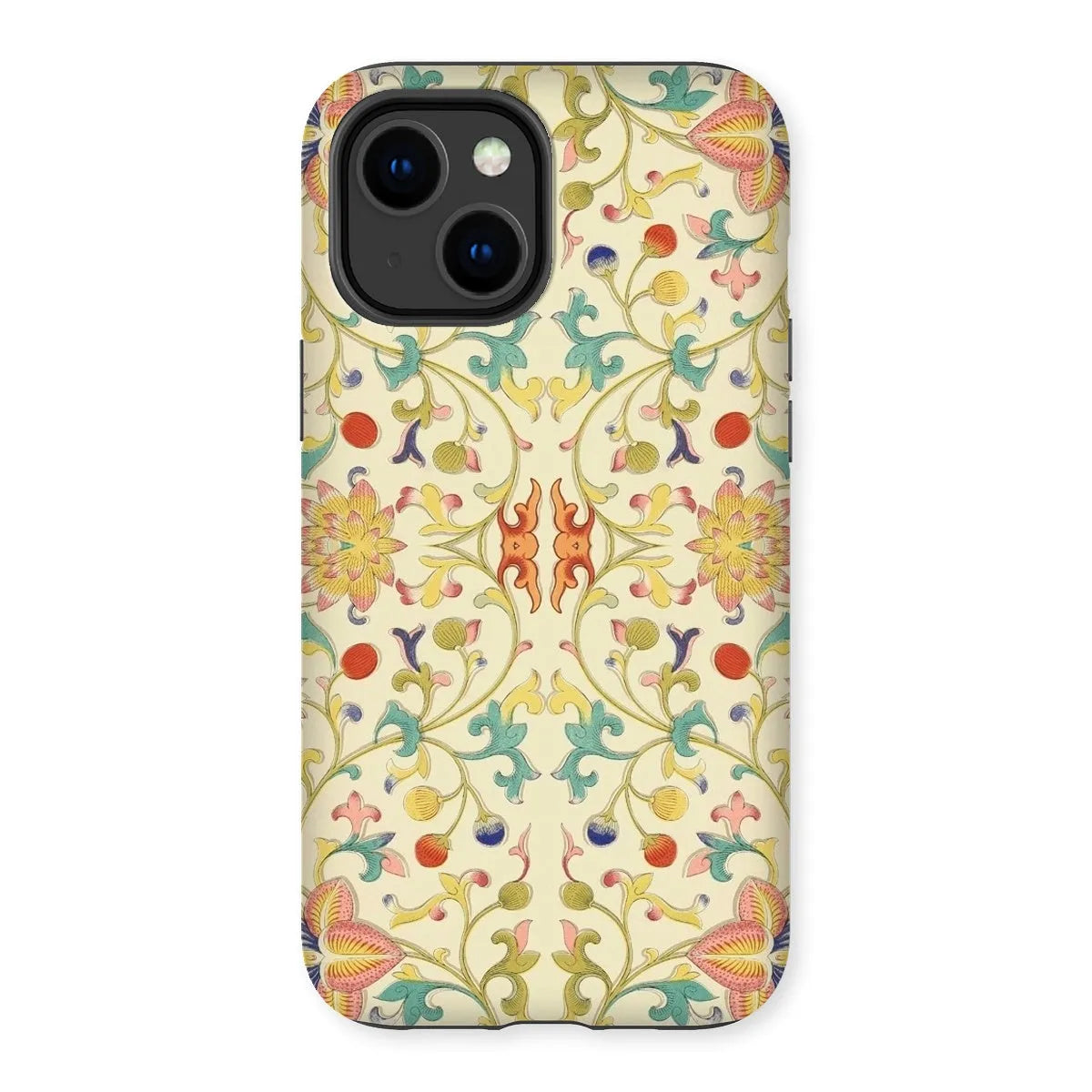 Over The Rainbow - Chinoiserie Pattern Art Phone Case - Iphone 14 Plus / Matte - Mobile Phone Cases - Aesthetic Art