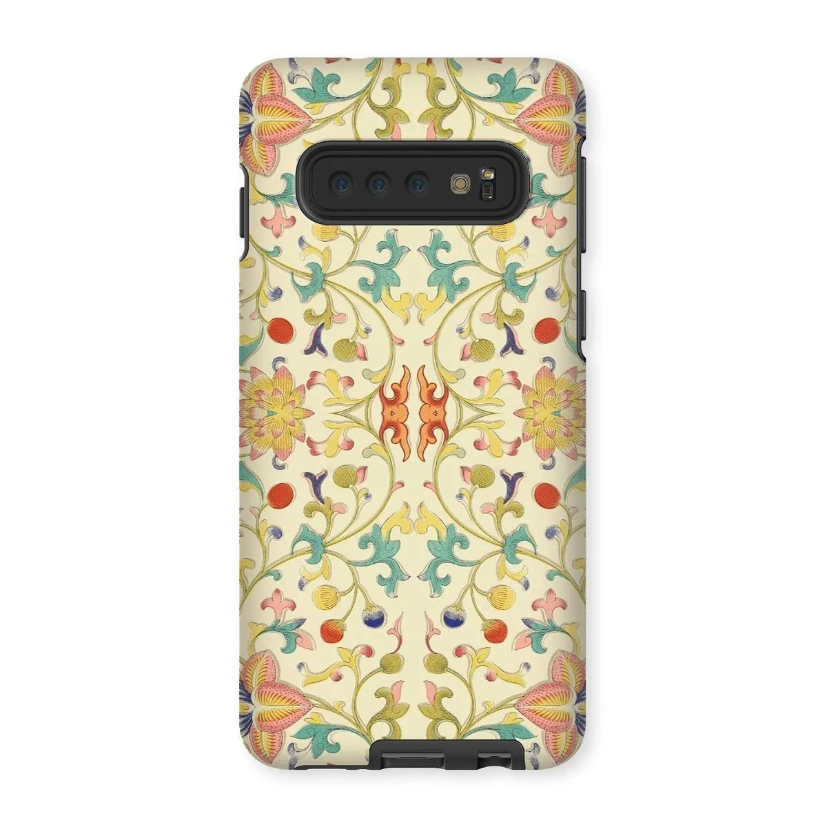 Over The Rainbow - Chinoiserie Pattern Art Phone Case - Samsung Galaxy S10 / Matte - Mobile Phone Cases - Aesthetic Art