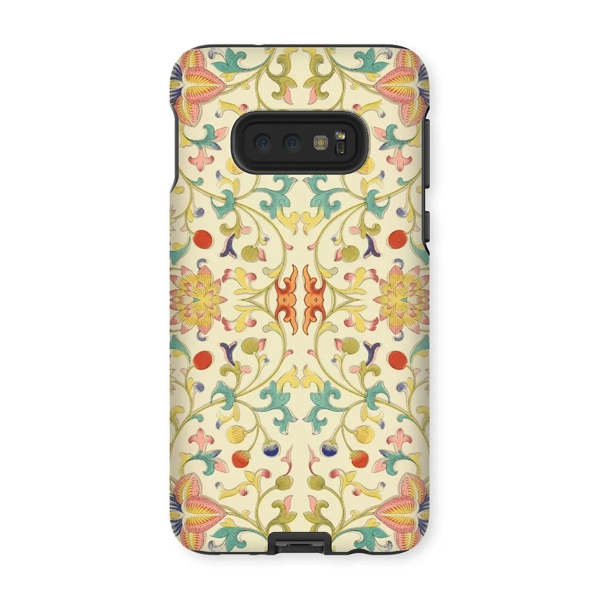 Over The Rainbow - Chinoiserie Pattern Art Phone Case - Samsung Galaxy S10e / Matte - Mobile Phone Cases - Aesthetic Art
