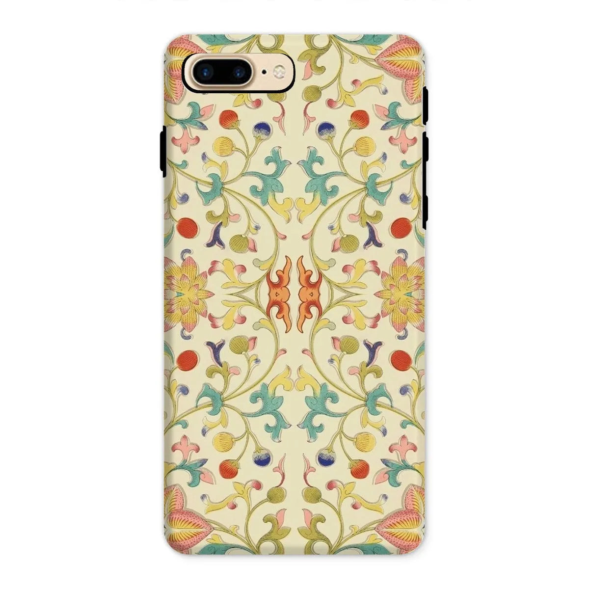 Over The Rainbow - Chinoiserie Pattern Art Phone Case - Iphone 8 Plus / Matte - Mobile Phone Cases - Aesthetic Art