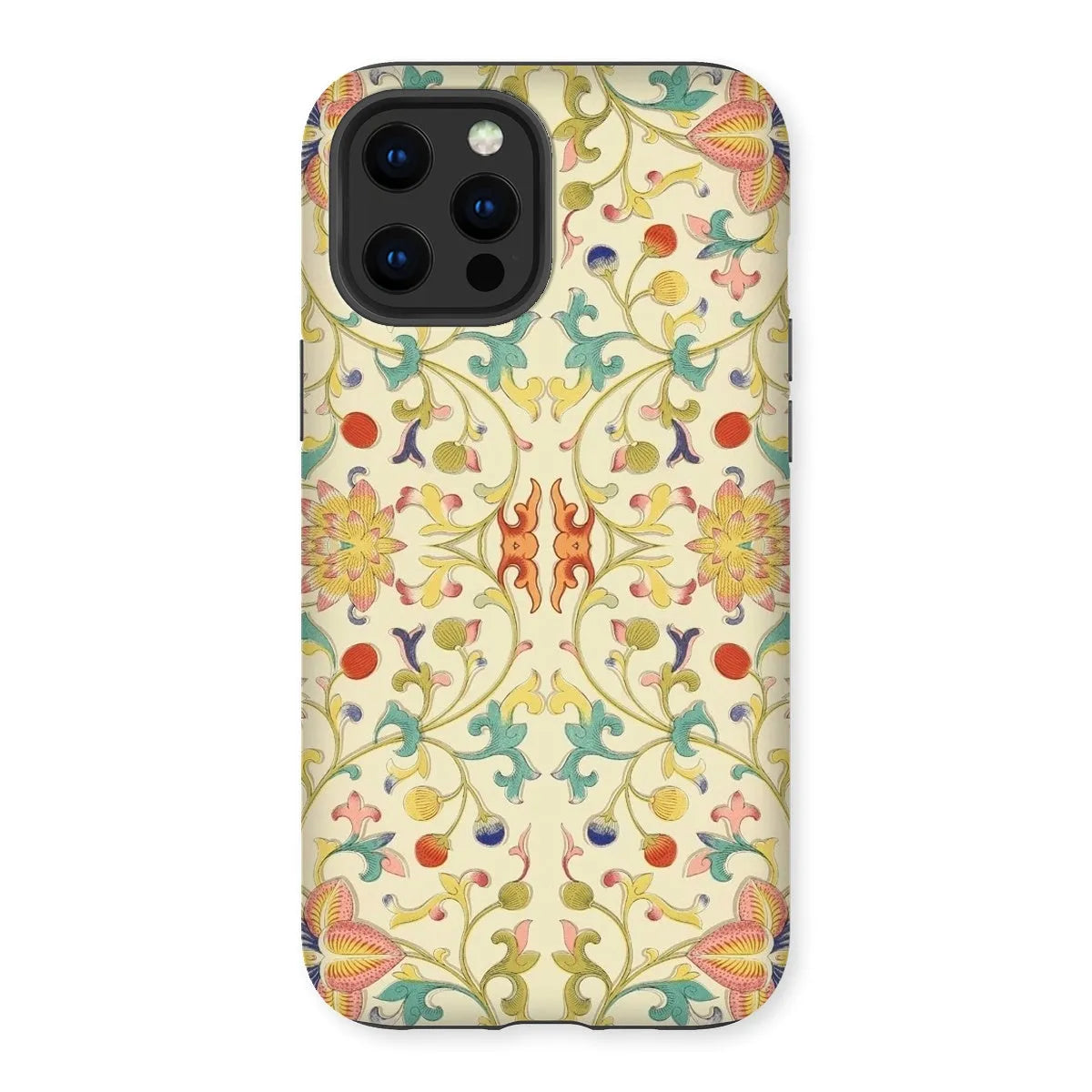 Over The Rainbow - Chinoiserie Pattern Art Phone Case - Iphone 12 Pro Max / Matte - Mobile Phone Cases - Aesthetic Art