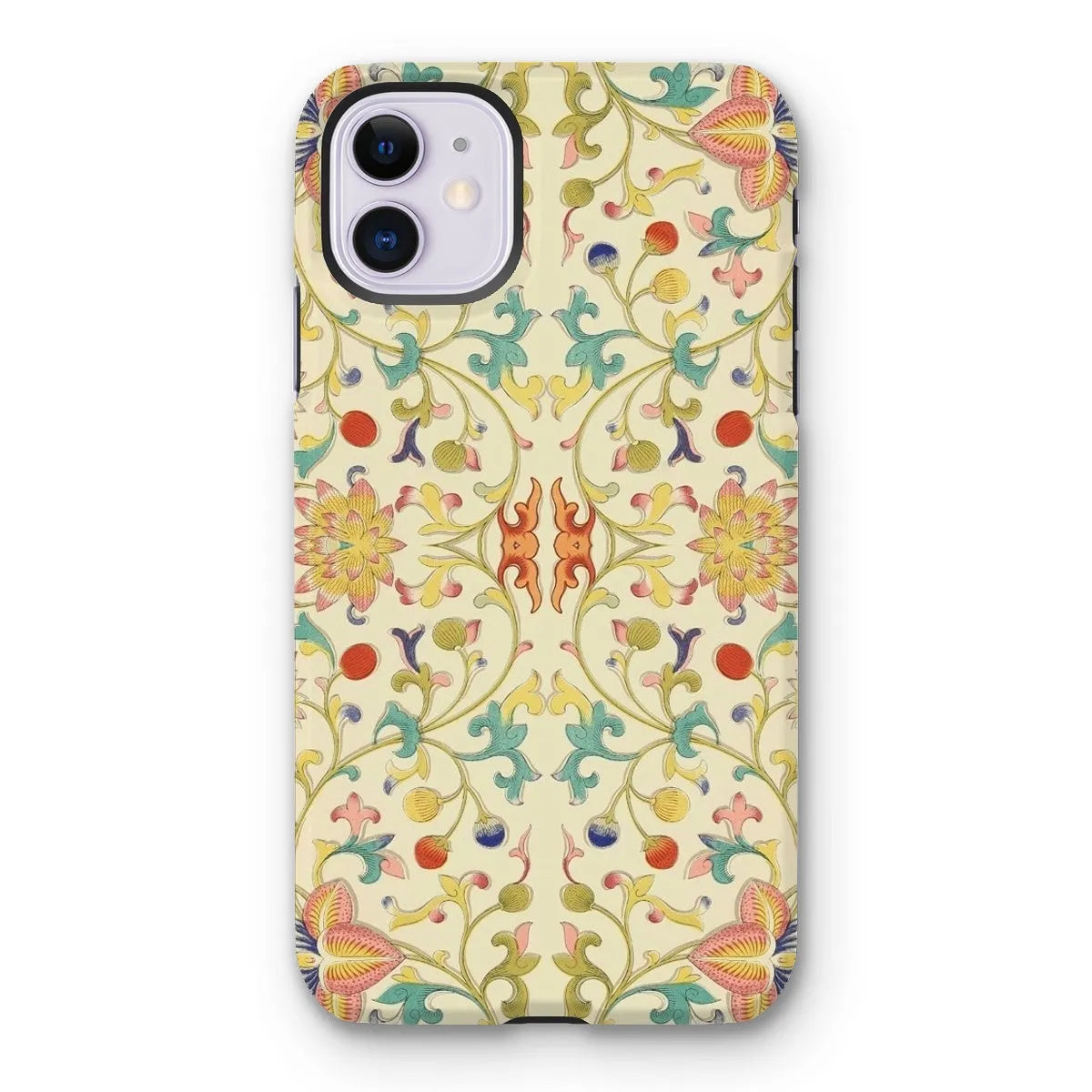 Over The Rainbow - Chinoiserie Pattern Art Phone Case - Iphone 11 / Matte - Mobile Phone Cases - Aesthetic Art