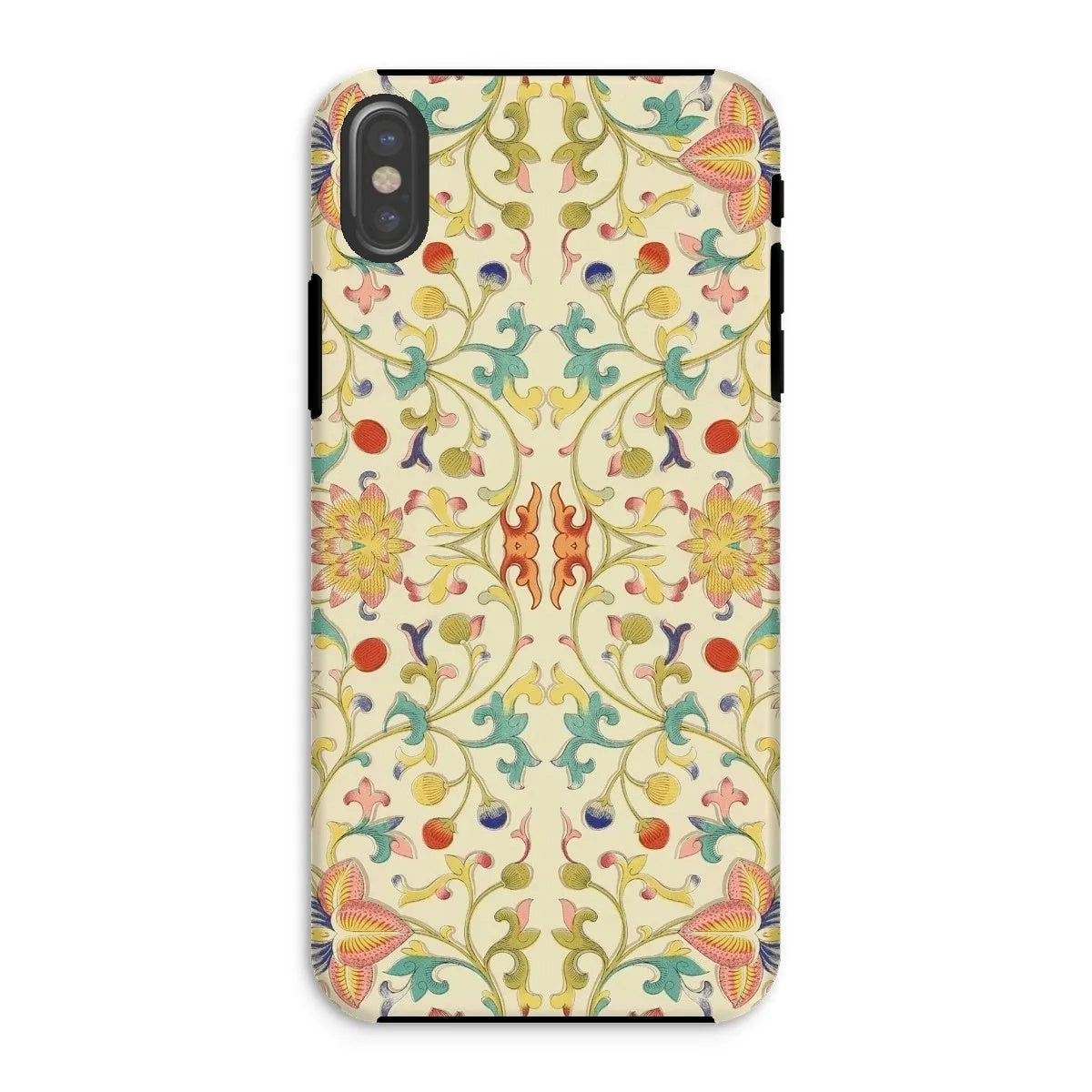 Over The Rainbow - Chinoiserie Pattern Art Phone Case - Iphone Xs / Matte - Mobile Phone Cases - Aesthetic Art