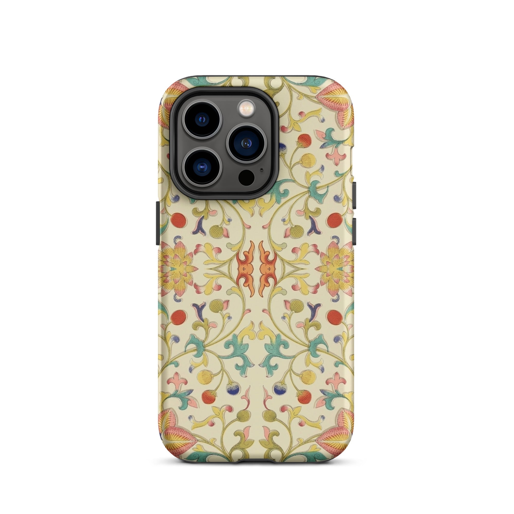 Over the Rainbow Owen Jones Chinoiserie Iphone Case, 14 Pro / Matte, Floral Patterned Iphone Case