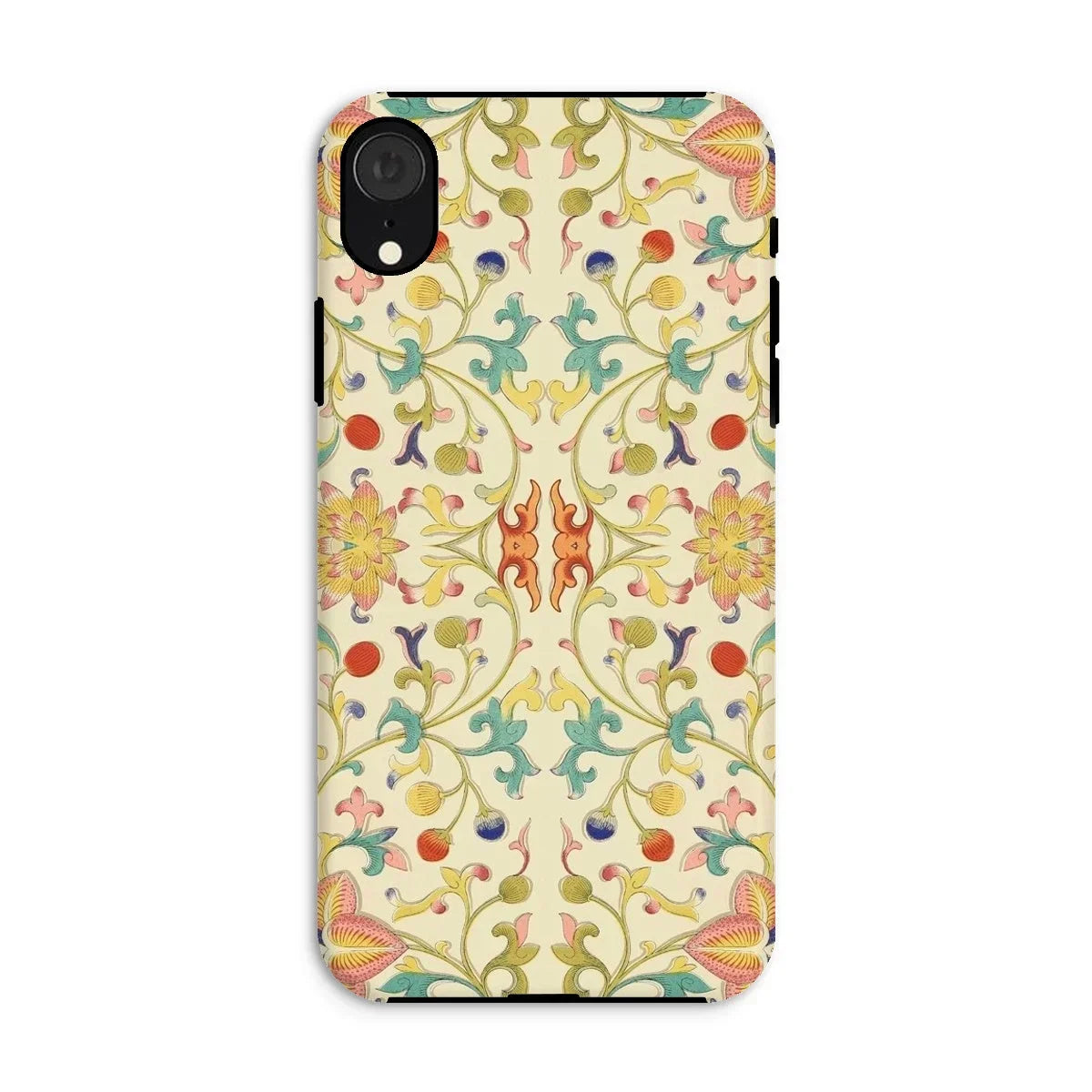 Over the Rainbow - Owen Jones Chinoiserie Iphone Case, Xr / Matte, Decorative Phone Case Intricate Floral Nature-inspired Pattern