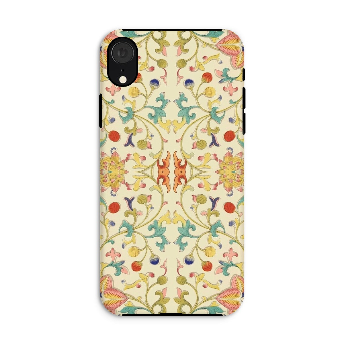 Over the Rainbow Owen Jones Chinoiserie Iphone Case, Xr / Matte, Decorative Phone Case Intricate Floral Nature Inspired Pattern