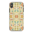 Over the Rainbow - Owen Jones Chinoiserie Iphone Case, Xs / Matte, Decorative Phone Case Intricate Floral Butterfly Pattern