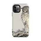 Owl and Fir Tree Numata Kashu Kachō e Iphone Case, 11 Pro / Matte, Owl Themed Phone Case
