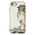 Owl and Fir Tree - Numata Kashu Kachō-e Iphone Case 8 / Matte Mobile Phone Cases