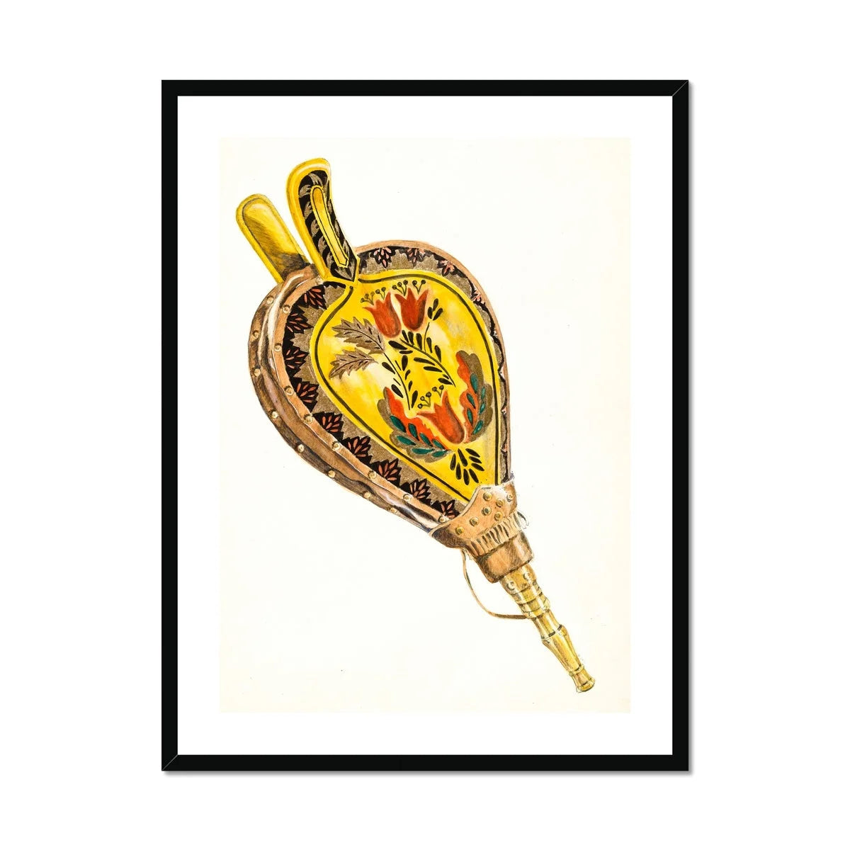 Painted Bellows - Ella Josephine Sterling Folk Art Print