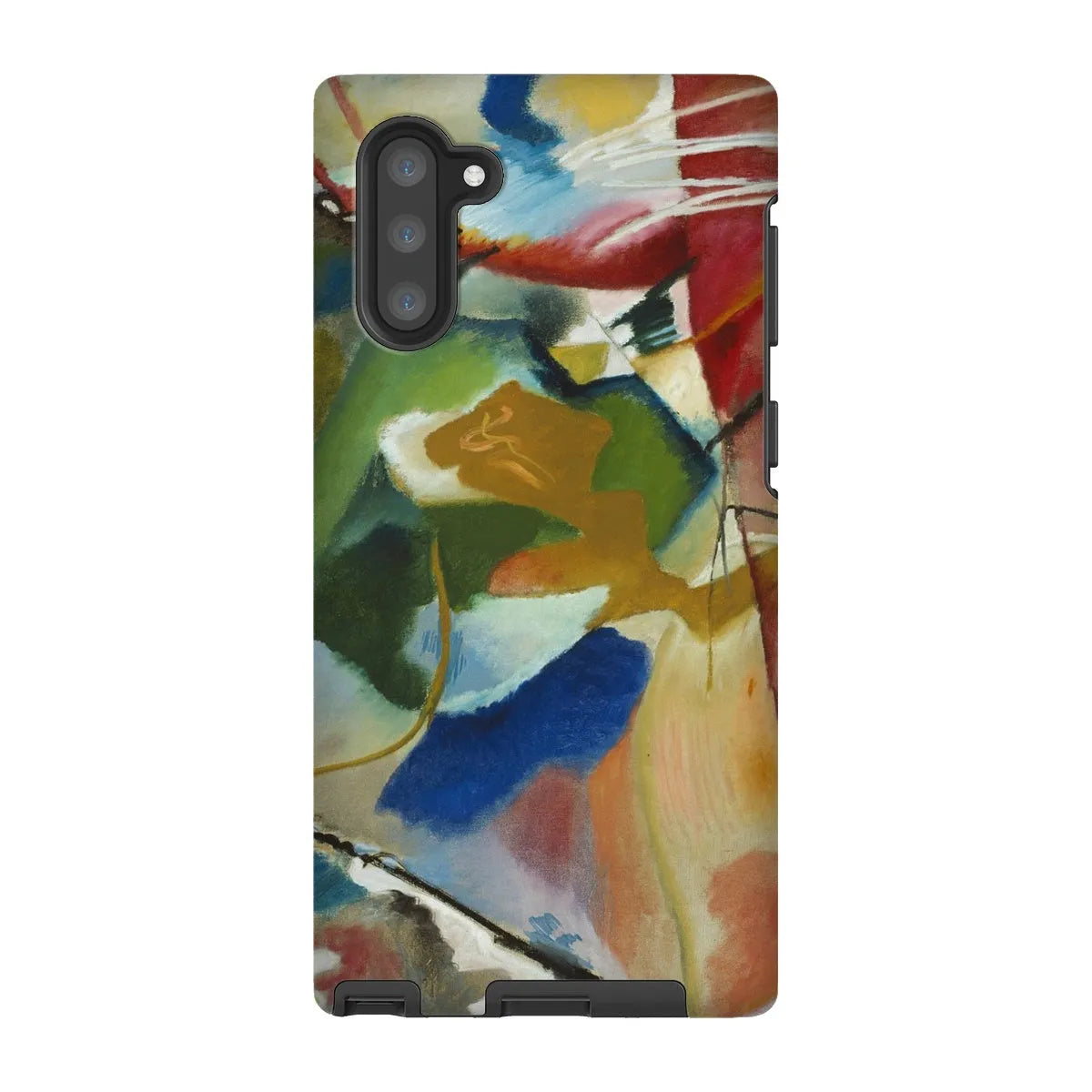 Painting With Green Center Art Phone Case - Wassily Kandinsky - Samsung Galaxy Note 10 / Matte - Mobile Phone Cases