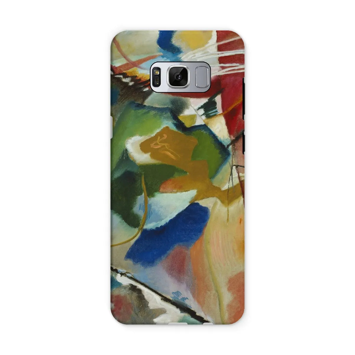 Painting With Green Center Art Phone Case - Wassily Kandinsky - Samsung Galaxy S8 / Matte - Mobile Phone Cases