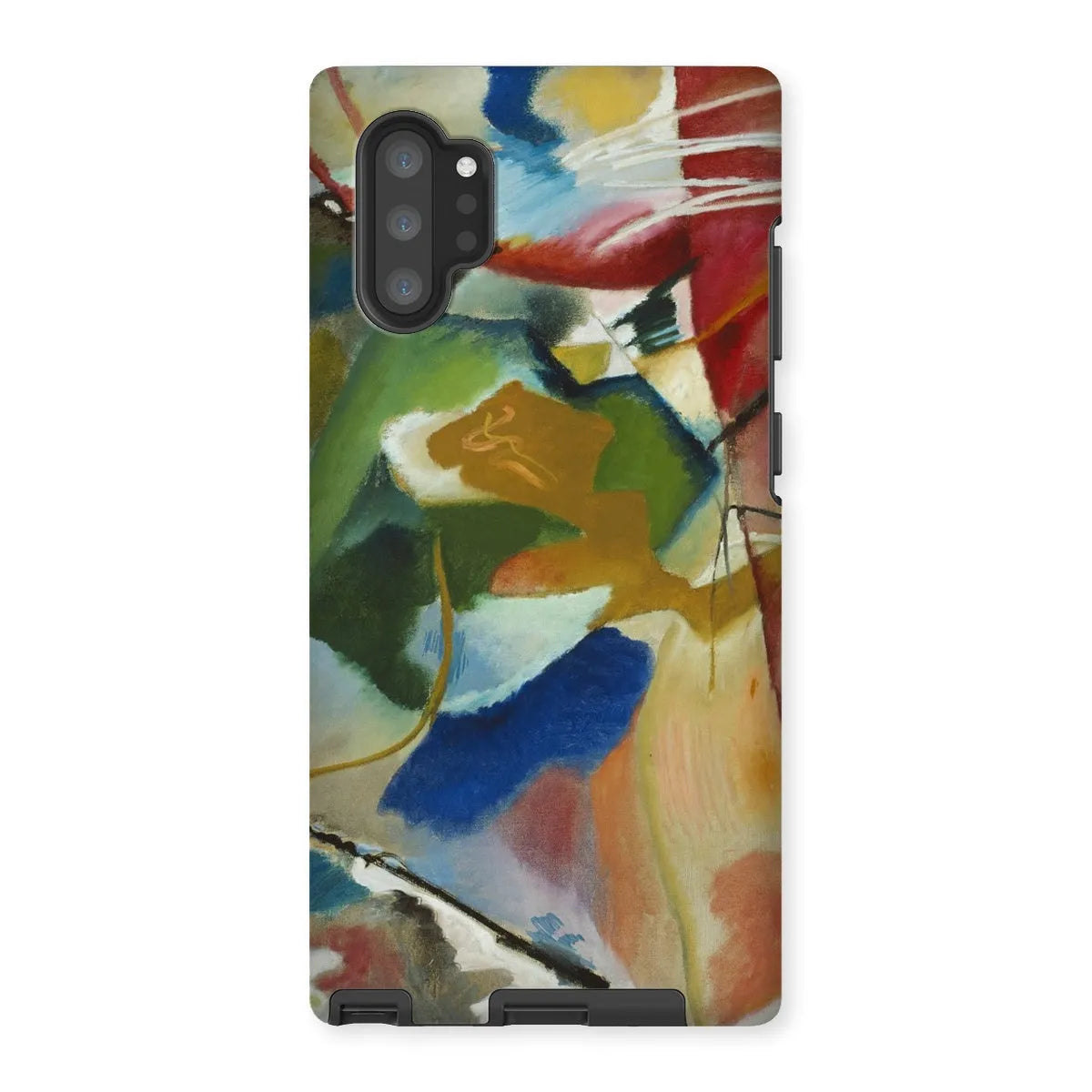 Painting With Green Center Art Phone Case - Wassily Kandinsky - Samsung Galaxy Note 10p / Matte - Mobile Phone Cases