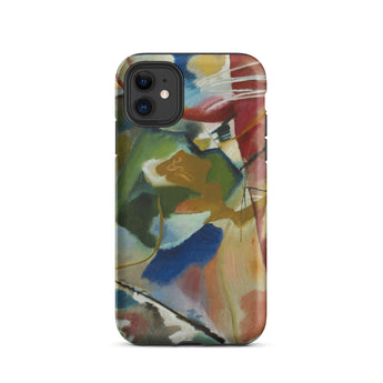 Painting with Green Center - Vasily Kandinsky Iphone Case, 11 / Matte, Abstract Art Phone Case