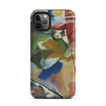 Painting with Green Center - Vasily Kandinsky Iphone Case, 11 Pro Max / Matte, Abstract Art Phone Case