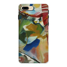 Painting with Green Center - Vasily Kandinsky Iphone Case, 8 Plus / Matte, Abstract Art Phone Case Colorful Pattern Brushstrokes