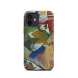 Painting with Green Center - Vasily Kandinsky Phone Case Iphone 12 / Matte Abstract Art Phone Case Vasily Kandinsky Art, Featuring