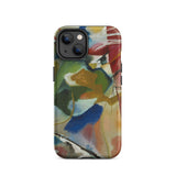Painting with Green Center - Vasily Kandinsky Phone Case, Vasily Kandinsky Art, Case Featuring Kandinsky’s Painting, Pocket-sized Portal