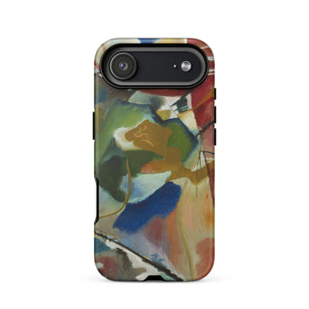 Painting with Green Center - Vasily Kandinsky Phone Case Iphone 17 Air / Matte Multi-colored Abstract Art Phone Case Textured Design Made
