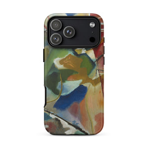 Painting with Green Center - Vasily Kandinsky Phone Case Iphone 17 Pro Max / Matte Iphone 12 Pro Max Case Abstract Art Design Vasily