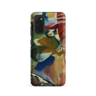 Painting with Green Center Vasily Kandinsky Samsung Case, Galaxy S20 / Matte, Phone Case Abstract Colorful Painterly Design