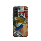 Painting with Green Center Vasily Kandinsky Samsung Case, Galaxy S22 / Matte, Smartphone Case Abstract Colorful Painting Design