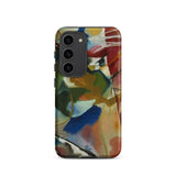 Painting with Green Center - Vasily Kandinsky Samsung Case, Galaxy S23 / Matte, Smartphone Case Abstract Colorful Painting Design
