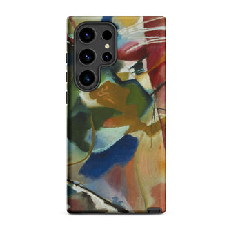 Painting with Green Center - Vasily Kandinsky Samsung Case, Galaxy S24 Ultra / Matte, Smartphone Abstract Art-inspired Case Bold Colors