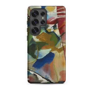 Painting with Green Center - Vasily Kandinsky Samsung Case, Galaxy S25 Ultra / Matte, Smartphone Case Abstract Colorful Pattern