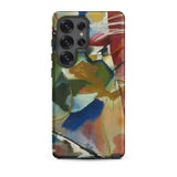 Painting with Green Center - Vasily Kandinsky Samsung Case, Galaxy S25 Ultra / Matte, Smartphone Case Abstract Colorful Pattern